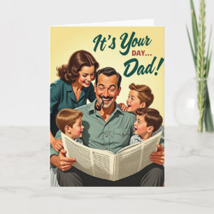 Sweet Fathers Day Portrait Card