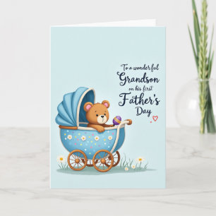Sweet Fathers Day Pram Card