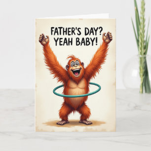 Sweet Fathers Day Primate Card