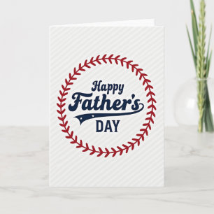 Sweet Fathers Day Sport Sphere Card