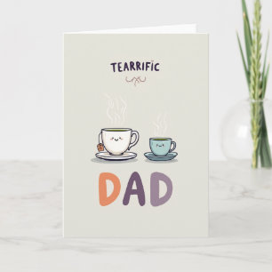 Sweet Fathers Day Tea Cups Card