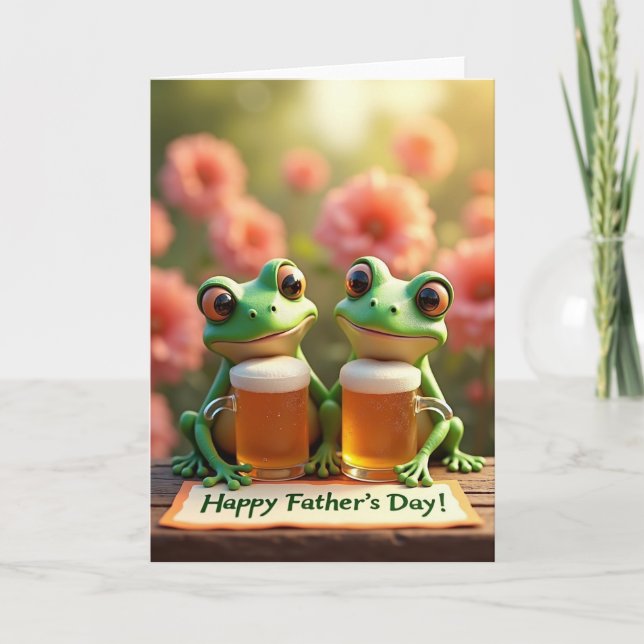Sweet Fathers Day Toasts Card (Front)