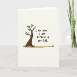 Sweet Fathers Day Tree Card