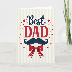 Sweet Fathers Day Typographic Card
