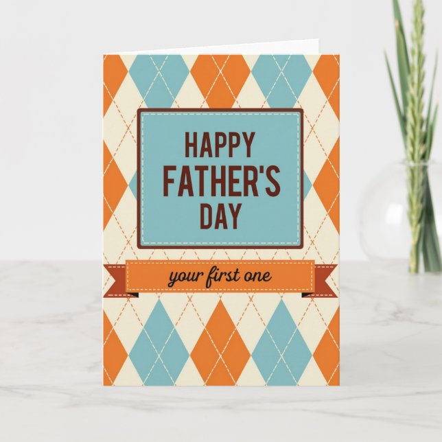 Sweet Fathers Day Woven Card (Front)