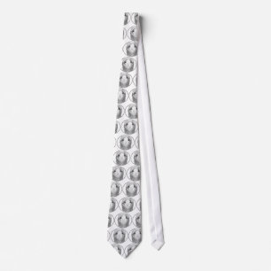 Sweet ferret face tiled tie