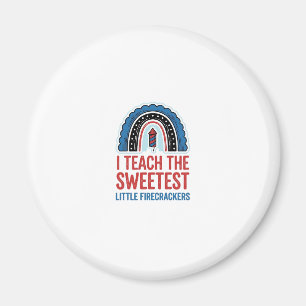 Sweet Firecracker Teacher Vintage Vector Shirt_1 Magnet
