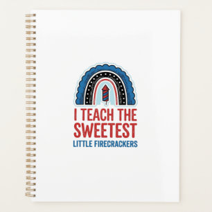 Sweet Firecracker Teacher Vintage Vector Shirt_1 Planner