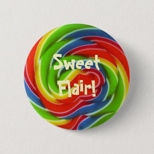 Sweet Flair Lollipop Button