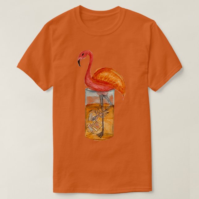 sweet flamingo tea T-Shirt (Design Front)