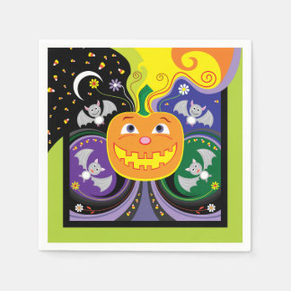 Sweet Flights and Moonlit Nights Napkin