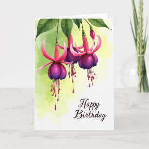 Sweet Floral Cascade Card