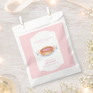 Sweet Floral Cutie Pie Raspberry Baby Shower Favour Bags