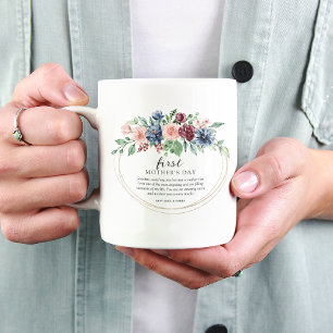 Sweet Floral First Mother's Day Coffee Mug