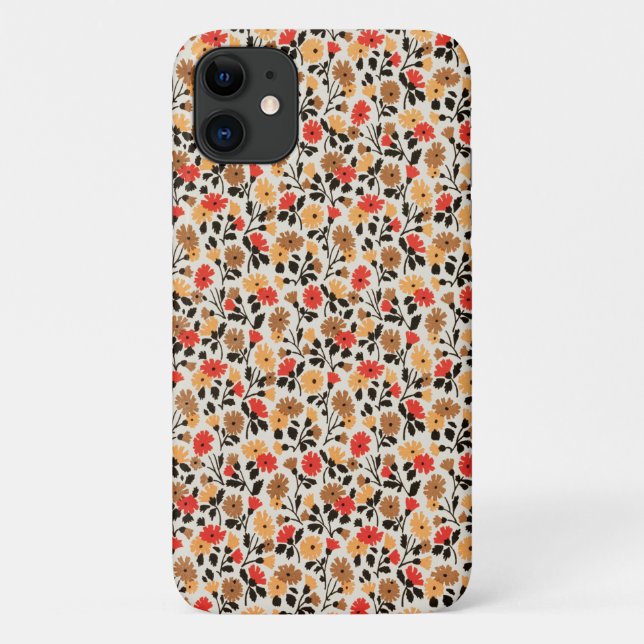 Sweet Floral Flowers Vintage Retro Phone Case (Back)