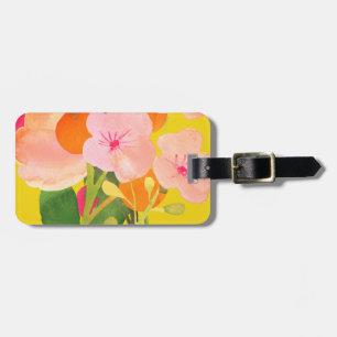 Sweet Floral Luggage Tag