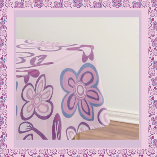 Sweet Floral Pattern Tablecloth