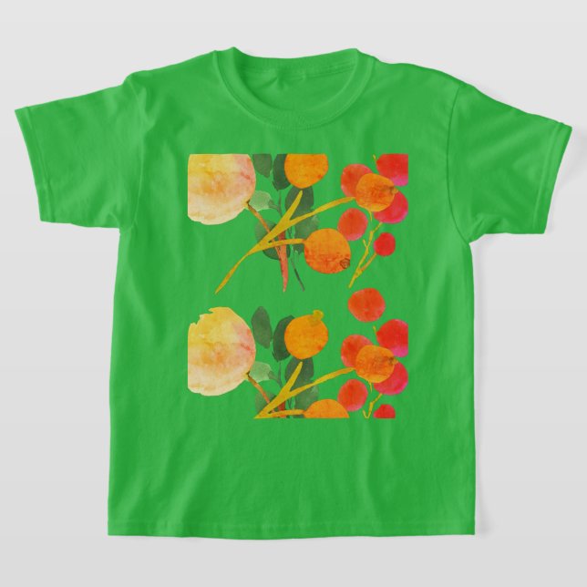 Sweet Floral T-Shirt (Laydown)