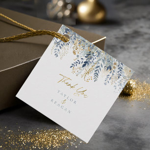 Sweet Floral Wedding Thank You ID1045 Favour Tags