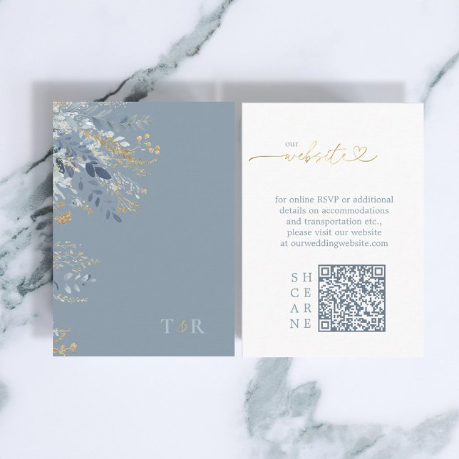 Sweet Floral Wedding Website ID1045 Enclosure Card (Creator Uploaded)
