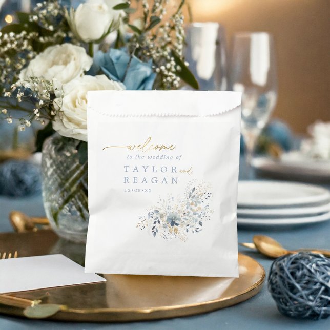 Sweet Floral Wedding Welcome ID1045 Favour Bags (Creator Uploaded)