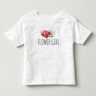 Sweet Flower Girl Toddler Tee Bridesmaid