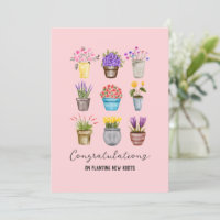 Sweet Flower Plants Welcome Home to New Homeowner 