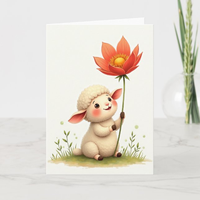 Sweet Fluffy Creature Card (Front)