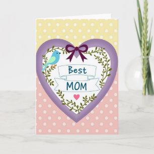 Sweet Foliage Mothers Day Card