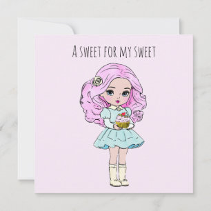 Sweet for my Sweet Valentines Card