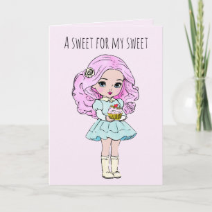Sweet for my Sweet Valentines Card