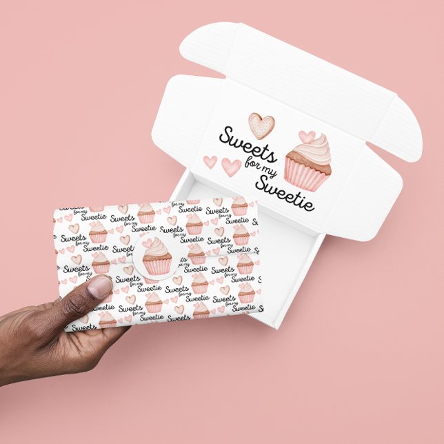 Sweet For My Sweetie Tissue Paper (Celebrate someone special with this, "Sweets for my sweetie" tissue paper! Matching collection! )