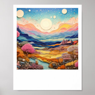 Sweet Forest Psychedelic Landscapes Sublime Nature Poster