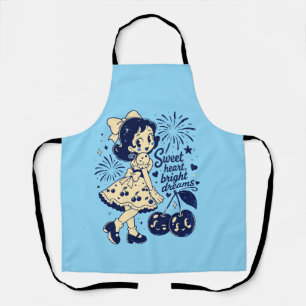Sweet Fourth of July Independence Day Apron