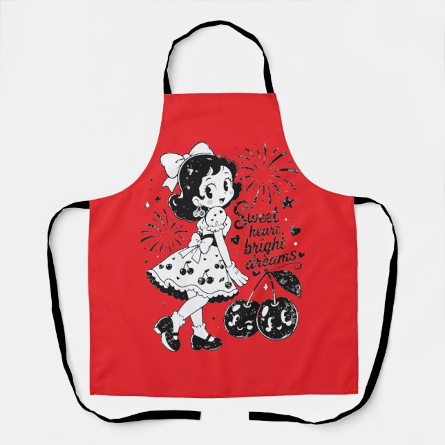 Sweet Fourth of July Independence Day Apron (Front)