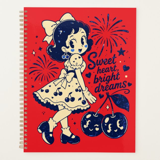 Sweet Fourth of July Independence Day Planner (Front)
