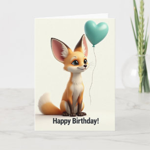 Sweet Fox Illustration Card