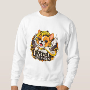 Sweet Frenchie Puppy As A Christ Child Sweatshirt