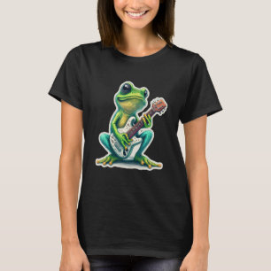 Sweet Frog Amphibian Guitar Rock Guitar Player Abs T-Shirt