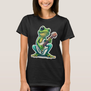 Sweet Frog Amphibian Guitar Rock Guitar Player Abs T-Shirt