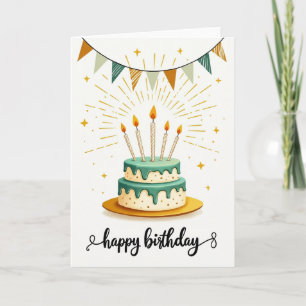 Sweet Frosted Birthday Card