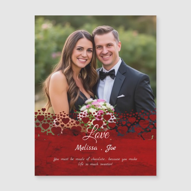 Sweet & Fun personalised PhotoValentine’s Day Card (Front)