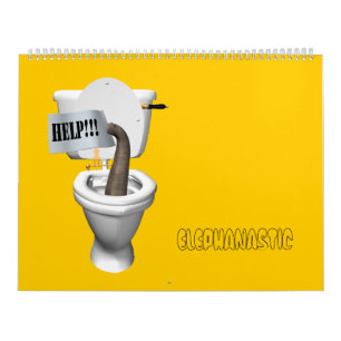 Sweet Funny Elephant Crossbreeds 2021 Calendar