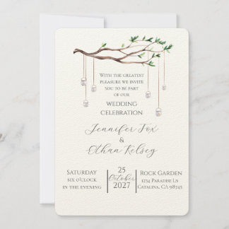 Sweet Garden Wedding Invitation