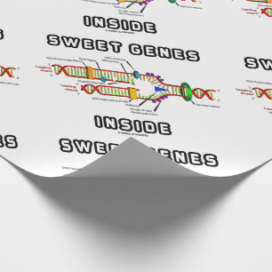 Sweet Genes Inside DNA Replication Humour Wrapping Paper