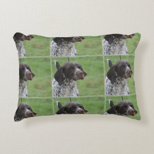 Sweet German Shorthaired Pointer Decorative Cushion