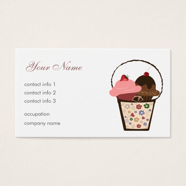Sweet Gift Business Card (Front)