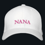 Sweet gift! Nana embroidered cap<br><div class="desc">Nana embroidered cap</div>