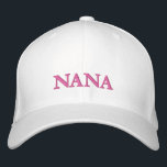 Sweet gift! Nana embroidered cap<br><div class="desc">Nana embroidered cap</div>