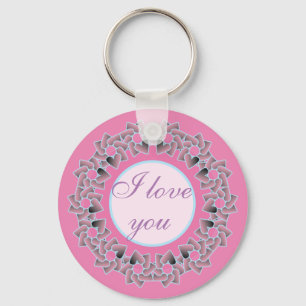Sweet Gifts and Favours Floral Design. Keychain
